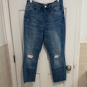 Madewell High Rise Slim Boyjean